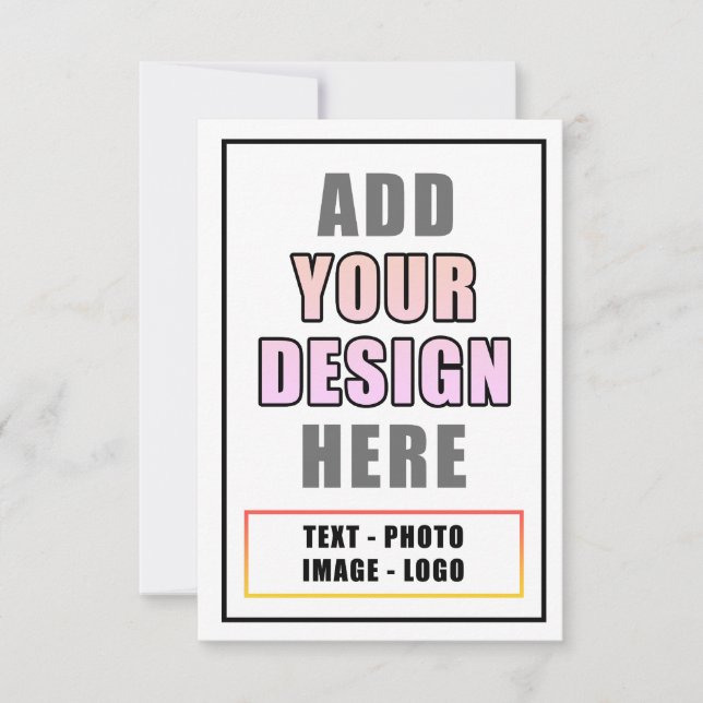 Cartão De Agradecimento Crie sua própria foto personalizada do professor (Frente)