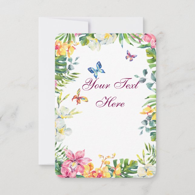 Cartão De Agradecimento Crie sua própria personalização (Frente)