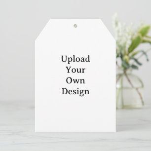Cartão De Agradecimento Crie Sua Própria Tag Simples Personalizada 13 x 18