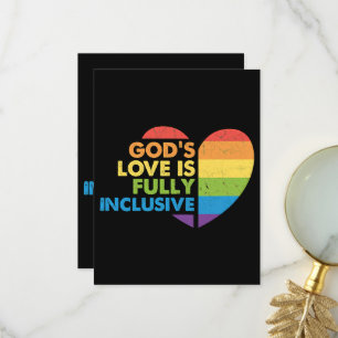 Cartão De Agradecimento Cristão LGBT Gay Deus