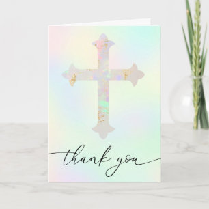 cartão de agradecimento cristão religioso