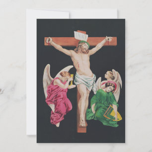 Cartão De Agradecimento Crucificação Medieval de Jesus Cristo