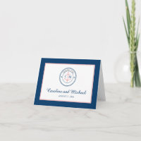 Cruise Anchor Navy and Pink | Thank You