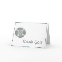 Cruz Celta em Prata e Branco Obrigado