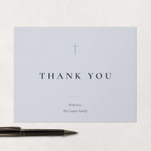 Cruz Mínima Religiosa Grace Blue