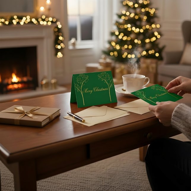 Cartão De Agradecimento Custom Color Christmas Card (Criador carregado)