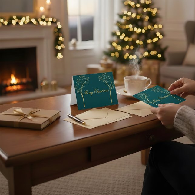 Cartão De Agradecimento Custom Color Christmas Card (Criador carregado)