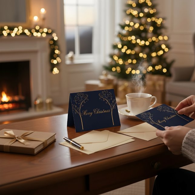 Cartão De Agradecimento Custom Color Christmas Card (Criador carregado)