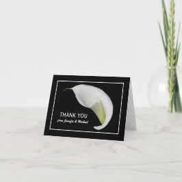 Cartão De Agradecimento Custom Personalized Lily Blank Thank You Note Card