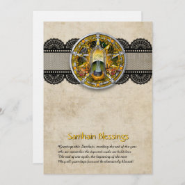 Cartão De Agradecimento Customizable Samhain Greeting Card