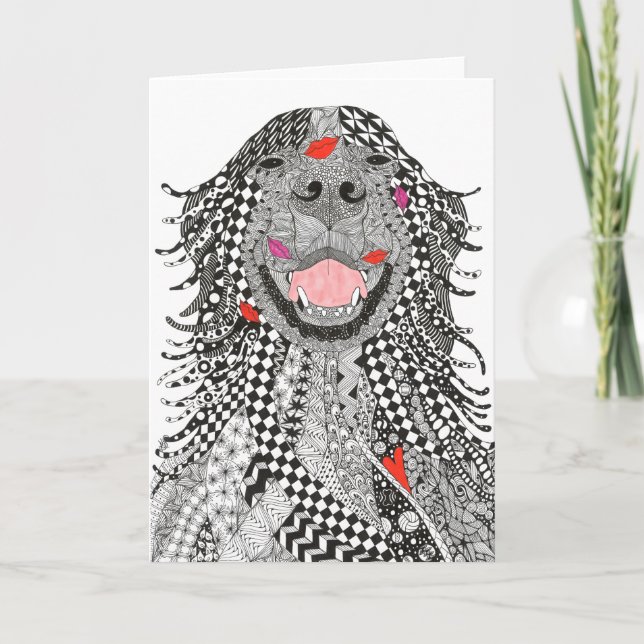 Cartão De Agradecimento Cute Golden Retriever Free Kisses Greeting Card (Frente)