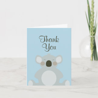 Cartão De Agradecimento Cute Koala Bear Thank You Card