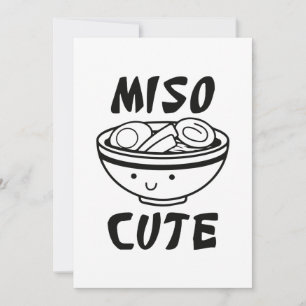 Cartão De Agradecimento Cute Miso