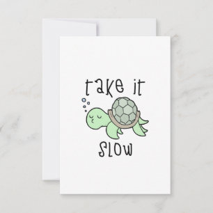 Cartão De Agradecimento Cute Motivacional Lento De Tartaruga Oferece Boa P
