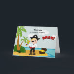 Cartão De Agradecimento Cute Pirate<br><div class="desc">. Feel free to contact me for a request or question. Copyright ©Mujka</div>