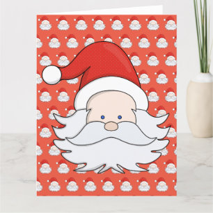 Cartão De Agradecimento Cute Santa Claus