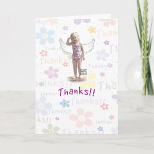 Cartão De Agradecimento Cute Thank You Card