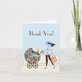 Cartão De Agradecimento [CWR Kirsten C] mamã chique e obrigado com erros