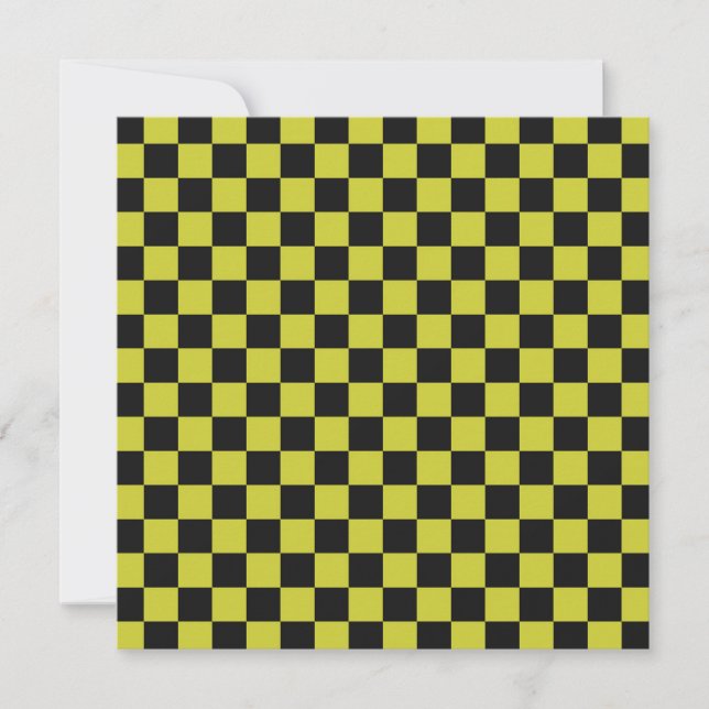 Cartão De Agradecimento Cyber lyme checkerboard pattern (Frente)