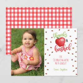 Cartão de agradecimento da Apple com foto