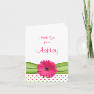 Cartão de Agradecimento da Bat Mitzvah da Daisy Bo