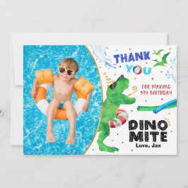 Cartão de Agradecimento da Festa na Piscina dos Di
