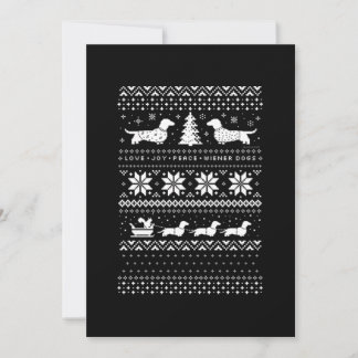 Cartão De Agradecimento Dachshances Natal