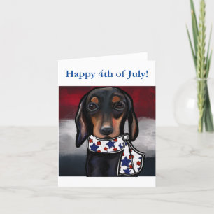 CARTÃO DE AGRADECIMENTO DACHSHUND