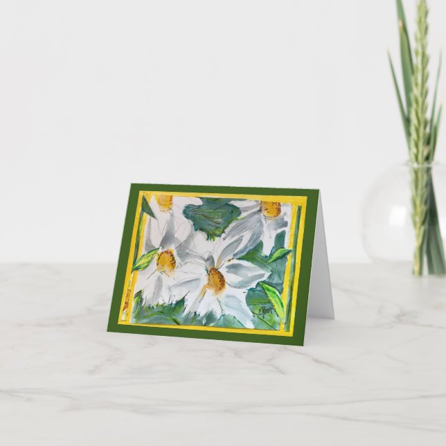 Cartão De Agradecimento Daisy Delight (Frente)