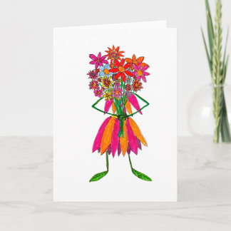 Cartão De Agradecimento Daisy May Blank Greeting Card