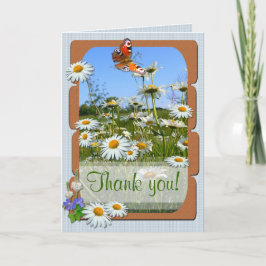 Cartão De Agradecimento DAISY MEADOW ~ Card