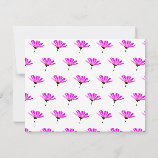 Cartão De Agradecimento Daisy Rosa (Frente)