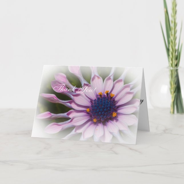Cartão De Agradecimento Daisy Thank you card (Frente)