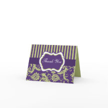 Damasco Branco, Puro, Verde, Obrigado Nota