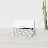 Damasco preto e branco com Ruby Obrigado