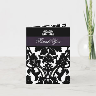 Cartão De Agradecimento Damask Me PHOTO INSERT ~ Cards Thank you Wedding