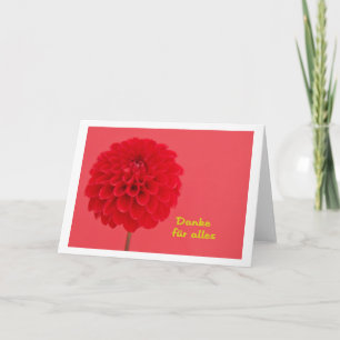 Cartão De Agradecimento Danke für alles