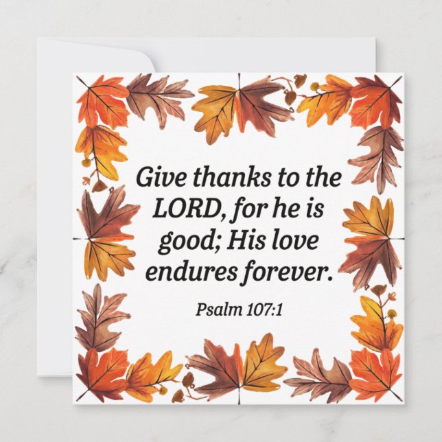 Cartão De Agradecimento Dar Obrigados (Frente)