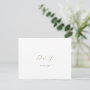 Cartão De Agradecimento Daria Taupe Modern Wedding