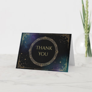 Cartão de Agradecimento de Aniversário Celestial L