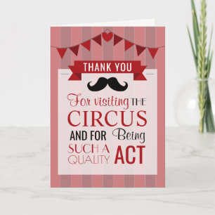 Cartão de Agradecimento de Aniversário com Poster 