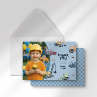 Cartão de Agradecimento de Aniversário de Caminhão