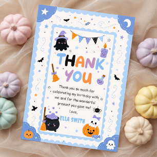 Cartão de agradecimento de aniversário de Hallowee