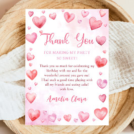 Cartão de agradecimento de aniversário do namorado