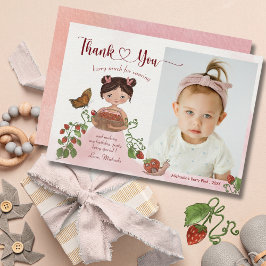 Cartão de Agradecimento de Aniversário Infantil Be