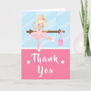 Cartão de Agradecimento de Aniversário Rosa Bailar
