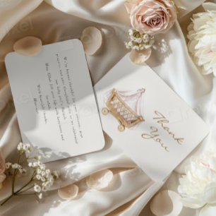 Cartão de Agradecimento de Aqiqah Islâmico para Me