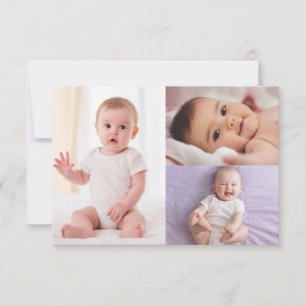 Cartão de Agradecimento de Batismo Boho Cruz Doura