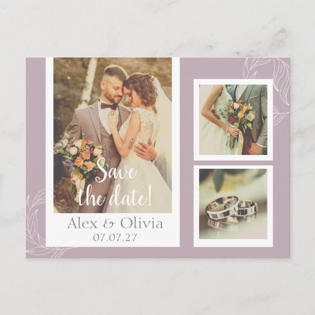 Cartão de Agradecimento de Casamento (Frente)