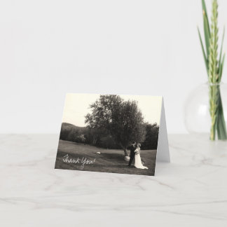 Cartão de Agradecimento de Casamento